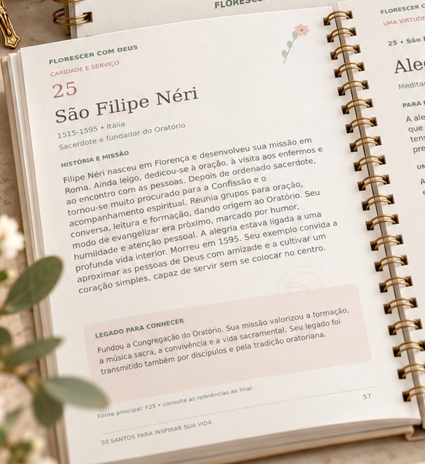 Página 57: São Filipe Néri — história, missão e legado